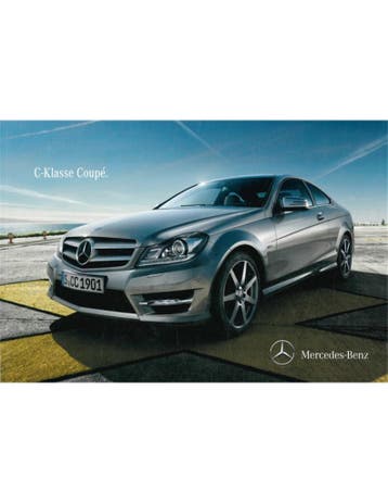 2011 MERCEDES BENZ C KLASSE COUPÉ BROCHURE NEDERLANDS, Nieuw