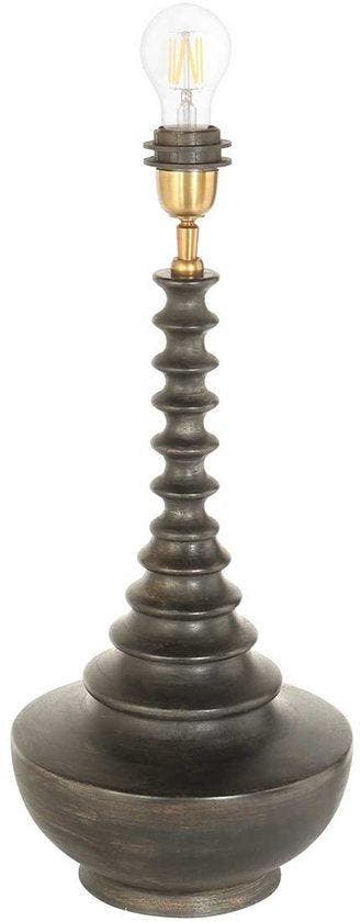 2dekans | Anne Lighting tafellamp Bois - zwart - hout - 27, Huis en Inrichting, Ophalen of Verzenden, Nieuw
