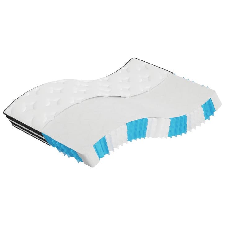 vidaXL Pocketveringmatras middelhard 140x200 cm, Huis en Inrichting, Slaapkamer | Matrassen en Bedbodems, Nieuw, Verzenden