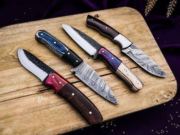 North America Black Smith Collectible Knife Handmade Skinner