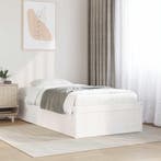 vidaXL Bedframe zonder matras massief grenenhout wit 90x200, Verzenden
