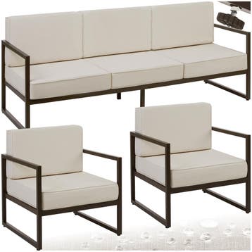 Tuin-loungeset Comosa voor 5 personen, XXL kussens, Tuin en Terras, Verzenden, Nieuw