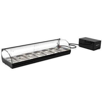 Tapasvitrine | CLASSIC | Zwart | 4x 1/3 GN | +2°C/+6°C |, Verzenden, Nieuw in verpakking