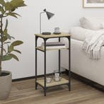 vidaXL Bijzettafel 40x30x75 cm bewerkt hout sonoma, Huis en Inrichting, Tafels | Bijzettafels, Verzenden, Nieuw