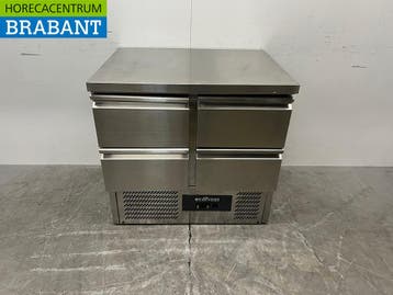 Table de travail réfrigérée Ecofrost en acier inoxydable, 4, Articles professionnels, Verzenden