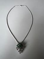 Ketting met hanger - 18 karaat Witgoud - 0.36ct. tw. Diamant