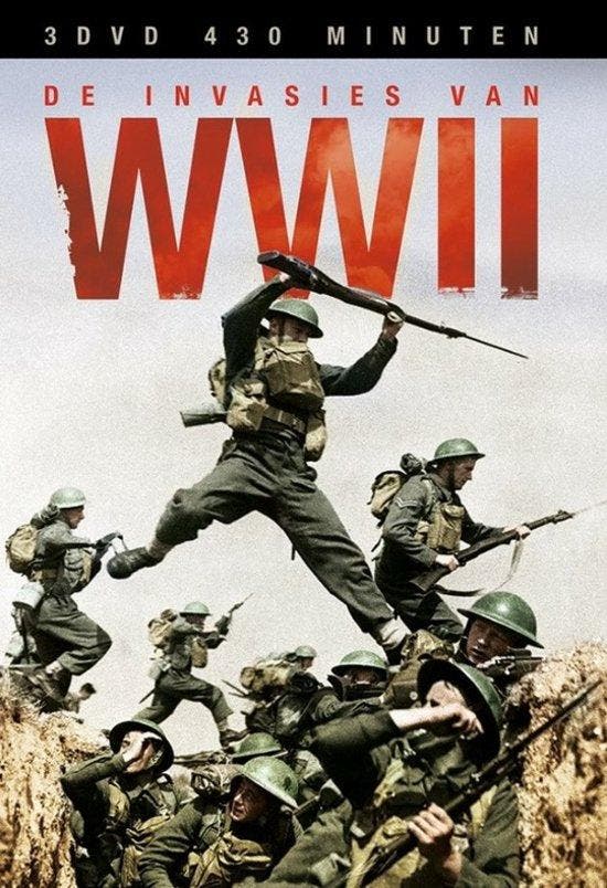 Invasies van WO2, de (3dvd) op DVD, Cd's en Dvd's, Dvd's | Documentaire en Educatief, Nieuw in verpakking, Verzenden