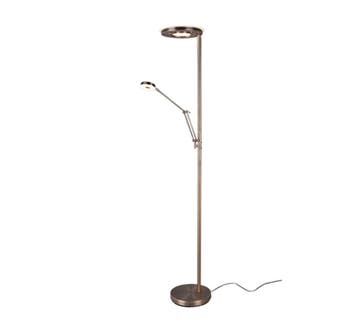 Trio BARRIE vloerlamp | LED | oud brons | Ø 30 cm | IP20 | 3, Huis en Inrichting, Verzenden, Nieuw
