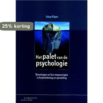 Het palet van de psychologie 9789046900109 Jakop Rigter, Verzenden, Zo goed als nieuw, Jakop Rigter