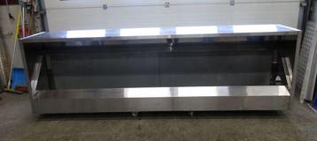 RVS Afzuigkap B300 x D90 x H54cm, boxmodel, zonder motor