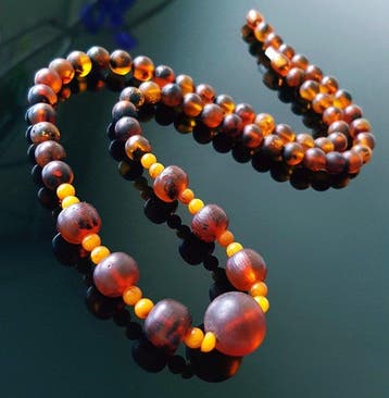 Amber Zeldzame Baltische Amber Ketting voor Vrouwen en