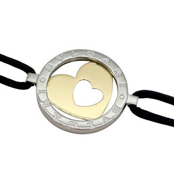Bvlgari - Armband - Tondo Heart - 18 karaat Geel goud, Staal, Nieuw