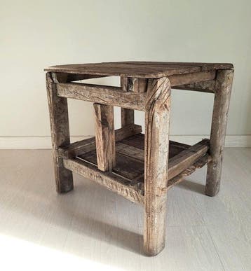 Tabouret - Bois - Artisanal rustique