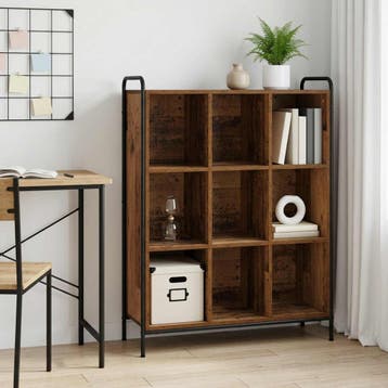 vidaXL Boekenkast 57 x 33 x 111 cm Bewerkt hout Oud hout, Verzenden, Nieuw