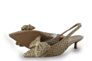La Strada Slingbacks in maat 38 Beige, Verzenden, Beige, La Strada, Zo goed als nieuw