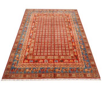 Afghan, Ziegler Kazak, Prachtig groot handgeknoopt klassiek, Nieuw