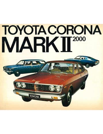 1973 TOYOTA CORONA BROCHURE ENGELS, Nieuw