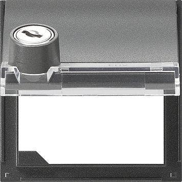 Gira TX 44 Cadre dadaptation avec serrure et plaque de, Verzenden