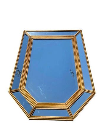 Spiegel- Franse landelijke stijl - Hout, Glas, Nieuw