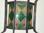 Lampe (2) - Bronze, Verre - Deux appliques de style Tiffany, Antiek en Kunst