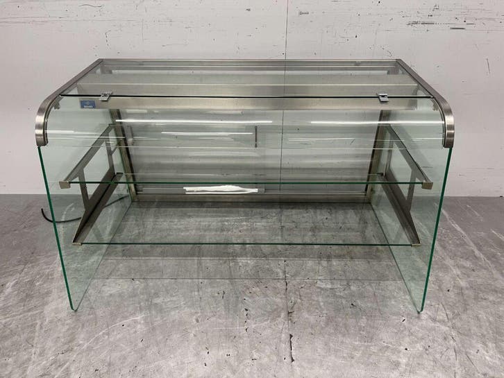 Glazen kap Buffet glas met verlichting 122 cm 230V Horeca, Zakelijke goederen, Horeca | Overige, Ophalen of Verzenden