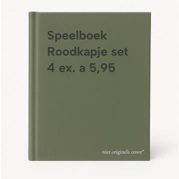 Speelboek Roodkapje set 4 ex. a 5,95 9789055612062, Verzenden, Gelezen