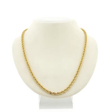 Gouden gedraaide schakelketting, Ophalen of Verzenden