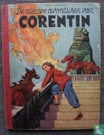 De nieuwe avonturen van Corentin - 1952, Boeken, Eén stripboek, Verzenden, Gelezen, Cuvelier, Paul, Melckebeke, Jacques van.
