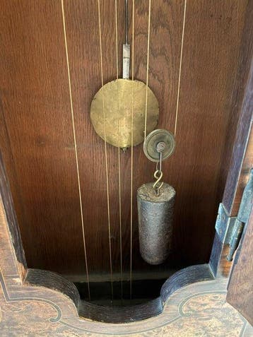Staande klok - Hout - 1750-1800 - Staande antieke klok, Antiek en Kunst