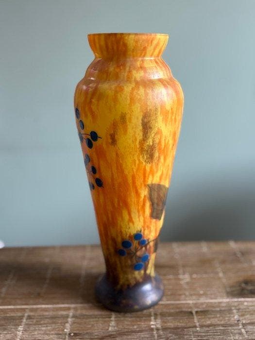 Vaas - Glas - Daum, Antiek en Kunst, Antiek | Glaswerk en Kristal
