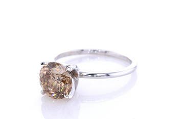 Ring - 14 karaat Witgoud - 2.05ct. tw. Diamant (Natuurlijk, Nieuw