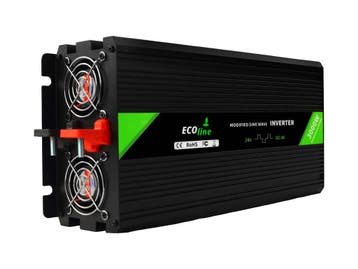 Omvormer 24V Naar 220V/230V - 3000w  - Gemodificeerde sinus, Verzenden, Nieuw