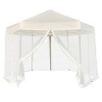 vidaXL Partytent pop-up zeshoekig met 6 zijwanden 3,6x3,1 m, Verzenden