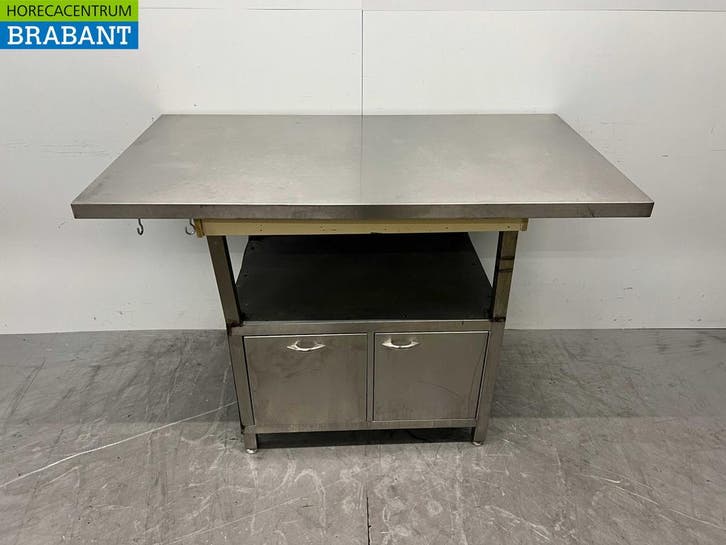 Acier inoxydable Table de travail Armoire de travail 2, Zakelijke goederen, Horeca | Overige, Verzenden