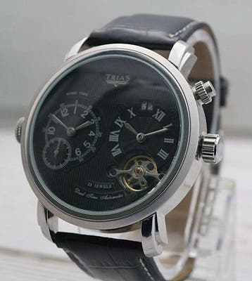 Trias - Automatik Dual Time - Sans prix de réserve - Homme -, Bijoux, Sacs & Beauté, Montres | Hommes