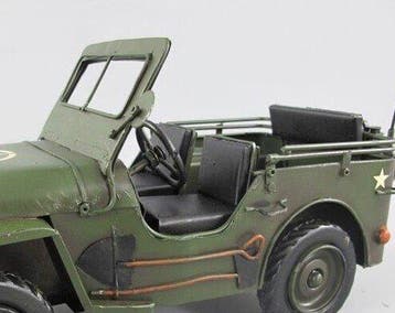 voiture miniature - Gremo metal - Militaire Jeep model