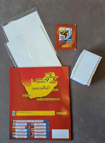 2010 Panini Lionel Messi, Cristiano Ronaldo Empty album +, Nieuw
