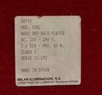 Milan Iluminación - Bankierslamp - Aspid 5281 - Messing -