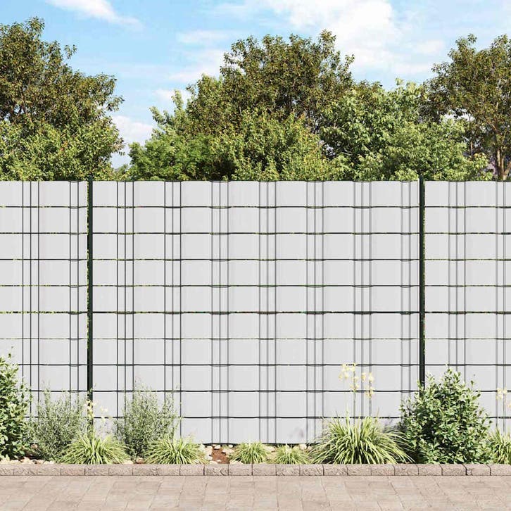 vidaXL Tuinscherm 70x0,19 m PVC wit, Tuin en Terras, Tuinhekken en Hekwerk, Nieuw, Verzenden