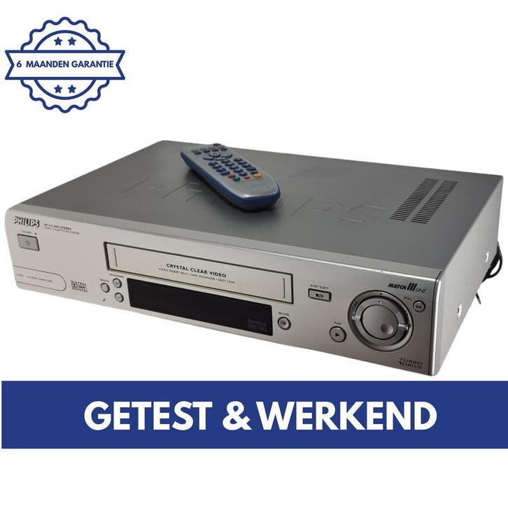 Philips VR910 | Videorecorder | VHS Speler | Videospeler, Audio, Tv en Foto, Videospelers, Gebruikt, VHS-speler of -recorder, Verzenden