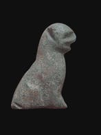 Oud-Romeins Brons Rare Early Statue of a Lion (Zonder, Antiquités & Art