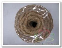 Jute dik 6 draads grote klos Naturel 6 mm rol 120 meter