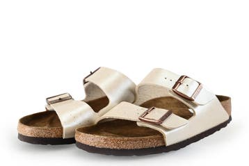 Birkenstock Sandalen in maat 40 Wit, Verzenden, Wit, Sandalen of Muiltjes, Zo goed als nieuw