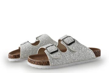 Colors of California Slippers Meisjes in maat 30 Zilver, Verzenden, Schoenen