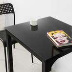 2dekans | SoBuy Vierkante Eettafel - Zwart - 60x60x75cm, Huis en Inrichting, Tafels | Eettafels, Ophalen of Verzenden, Nieuw