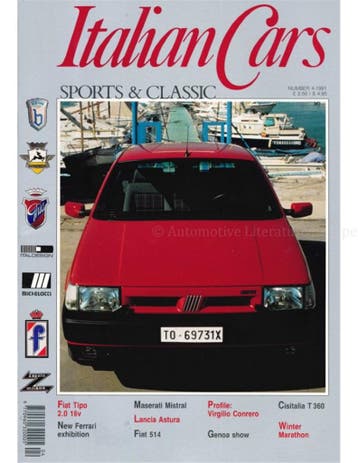 1991 ITALIAN CARS SPORTS & CLASSIC MAGAZINE ENGELS 04, Ophalen of Verzenden, Nieuw