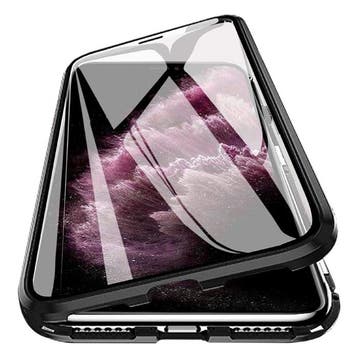 iPhone XS Max Magnetisch 360° Hoesje met Tempered Glass -, Verzenden, Nieuw