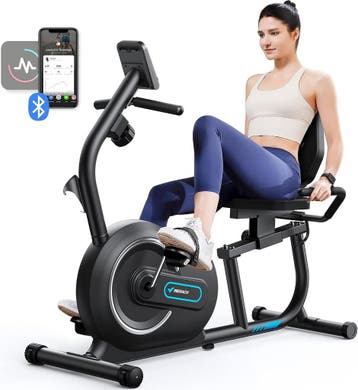 Merach Lig-hometrainer | 8 weerstanden | Retour deal -41%, Verzenden, Zo goed als nieuw, Aluminium, Ligfiets
