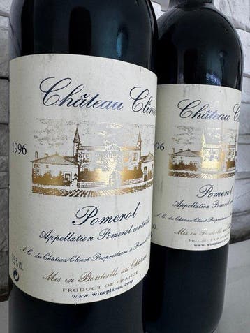 1996 Château Clinet - Pomerol - 2 Flessen (0.75 liter)