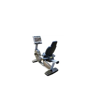 Technogym - Excite 700 Lcd - Recumbent Bike, Ophalen of Verzenden, Zo goed als nieuw